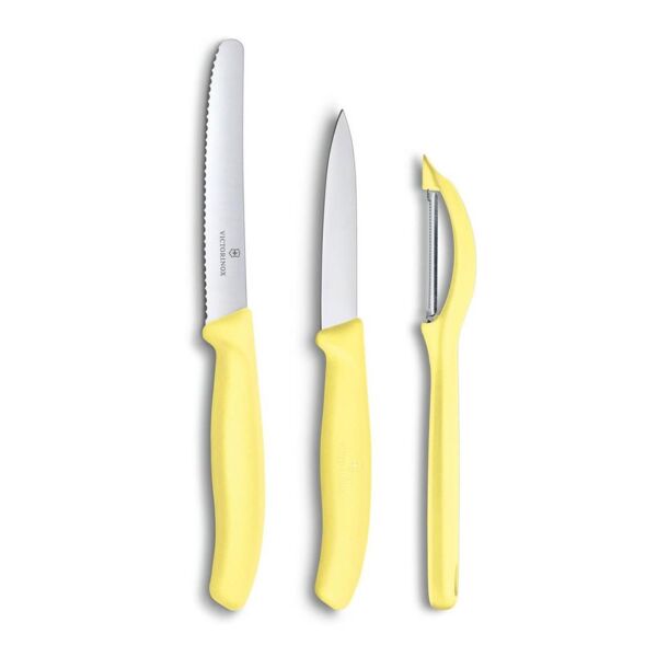 Victorinox 6.7116.31L Swiss Classic Trend Colors Soyacak ve Soyma Bıçak Seti Sarı