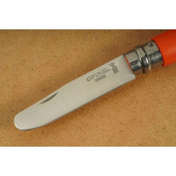 Opinel Inox No 7 Gürgen Saplı Paslanmaz Çelik Çakı TURUNCU