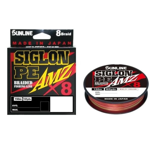 Sunline Amz 8x ip Misina MULTI COLOR - 0.171 - 150MT - 5.5KG