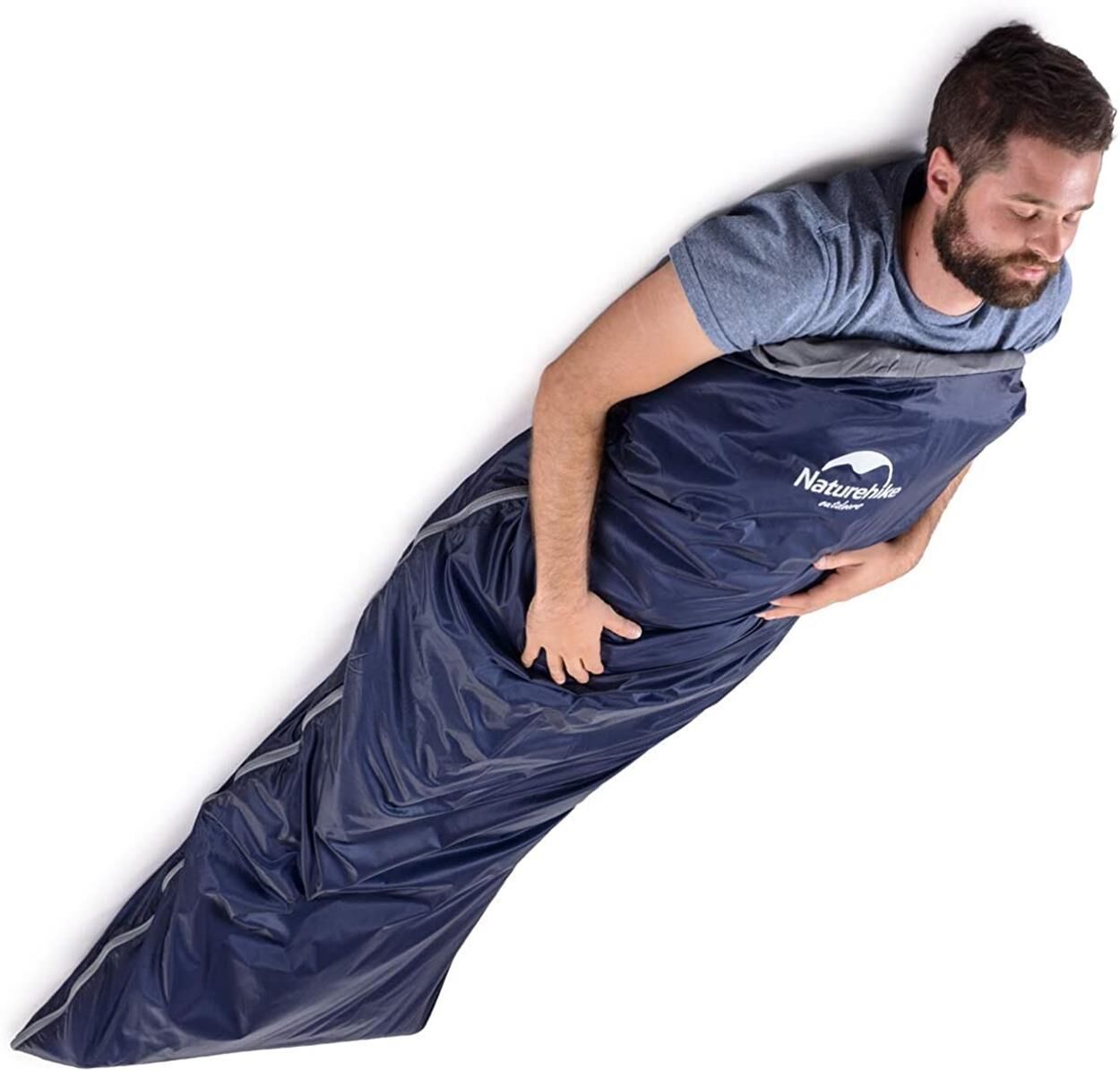 Naturehike LW180 Mini UltraLight Zarf Tarzı Uyku Tulumu LACİVERT - Right