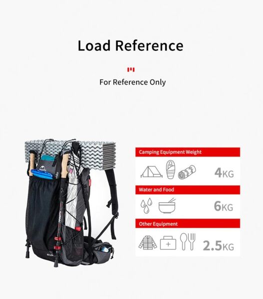 Naturehike Rock 40+5 Lt Hiking Sırt Çantası