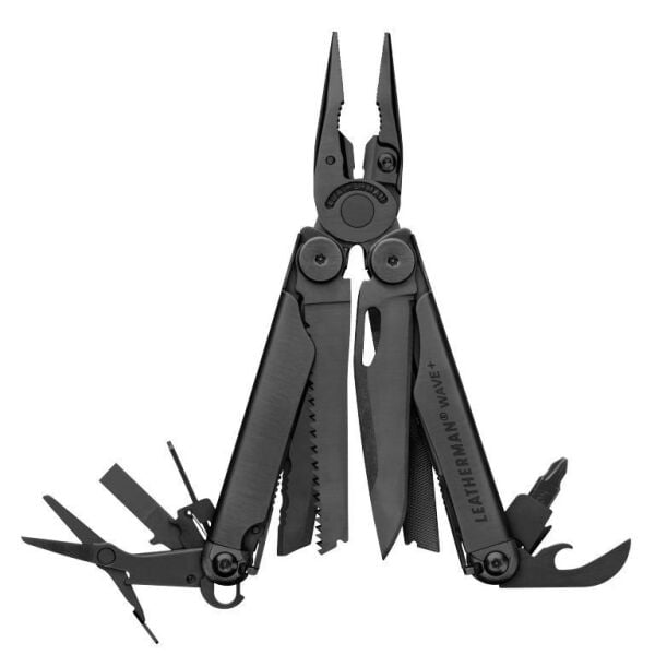 Leatherman Wave Plus Stainless Fonksiyonel Çakı SİYAH