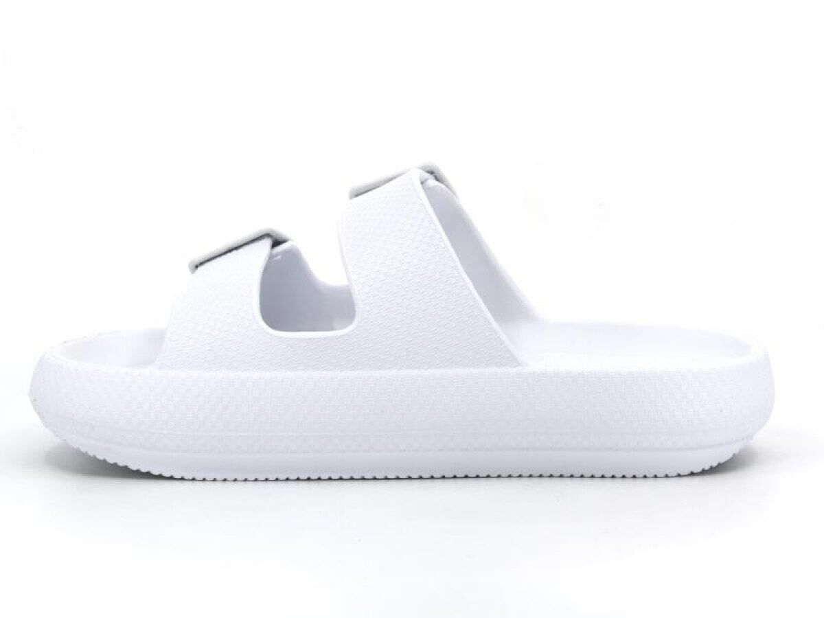 Ceox Zenne Eva Çift Tokalı Yüksek Terlik BEYAZ - 36