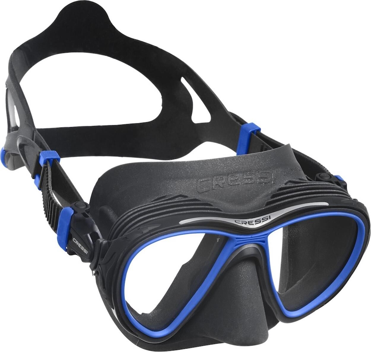 Cressi Quantum Dalış Maskesi BLACK - BLUE