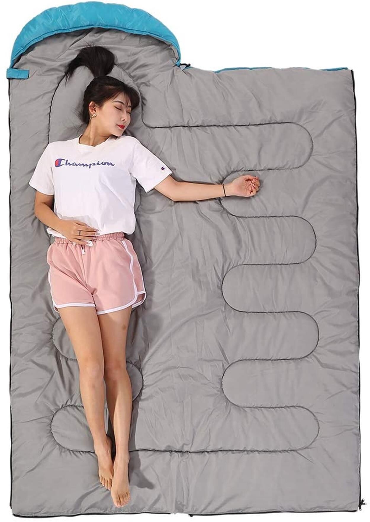 Evolite Camper Pro SQ Uyku Tulumu 0ºC MAVİ - Right