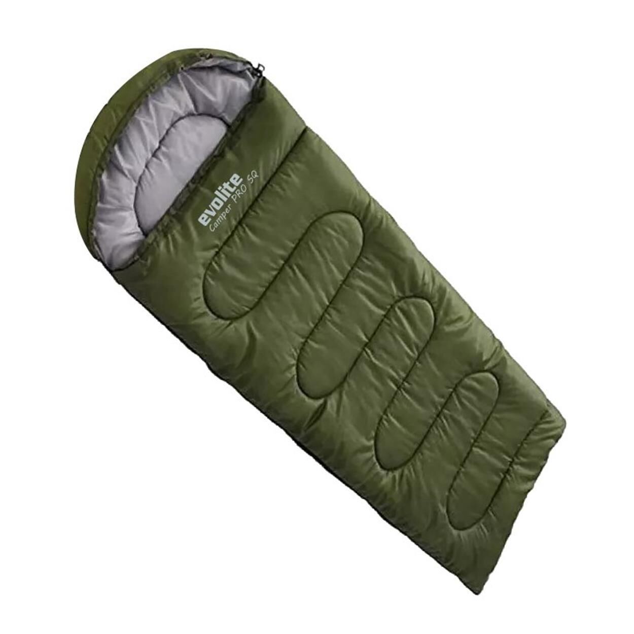 Evolite Camper Pro SQ Uyku Tulumu 0ºC HAKİ - Right