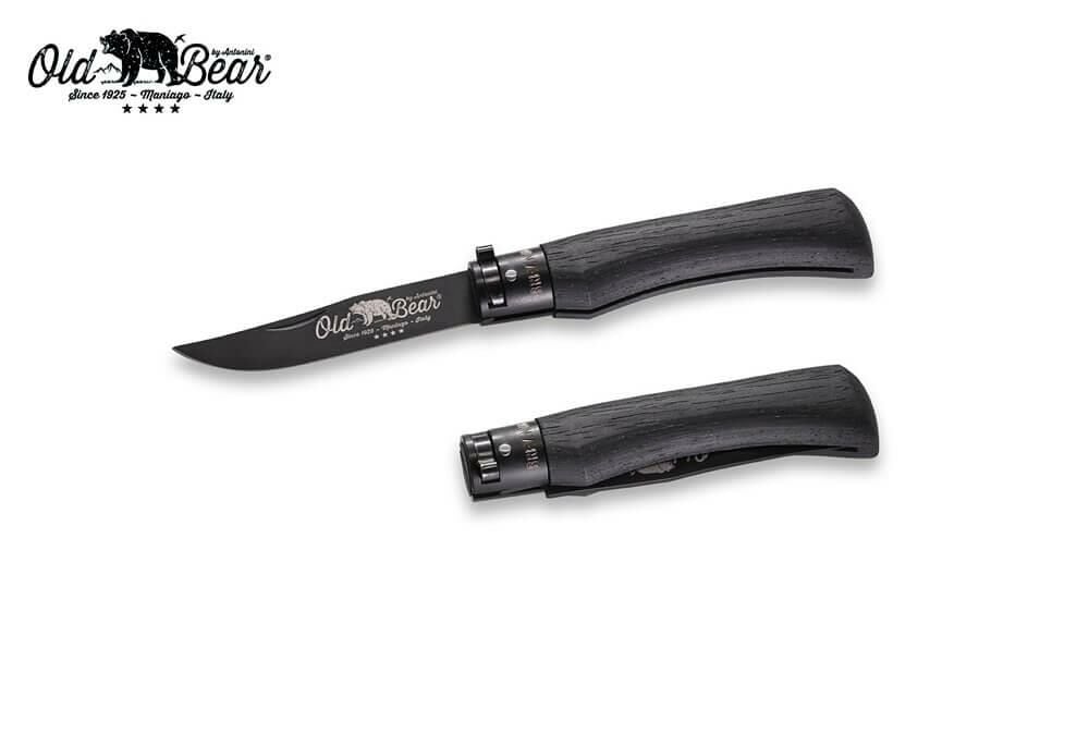 Antonini Old Bear Classic Total Black 17cm (S) Çakı