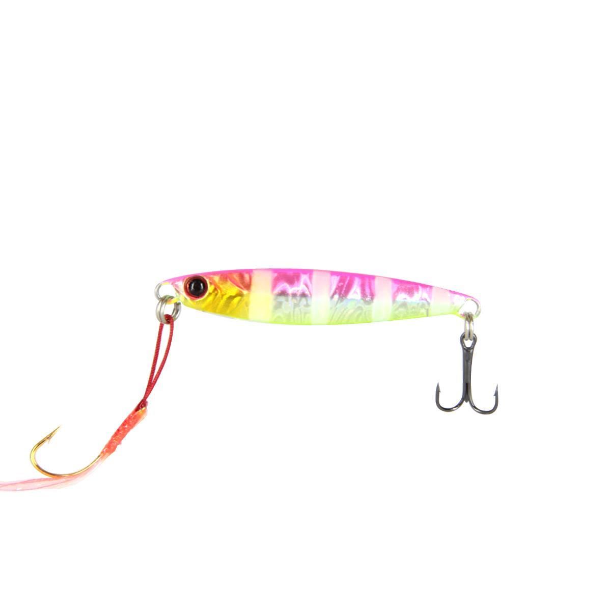 River Alonso Jig Lure Baby Jig 30 Gr PİNK ZEBRA GLOW