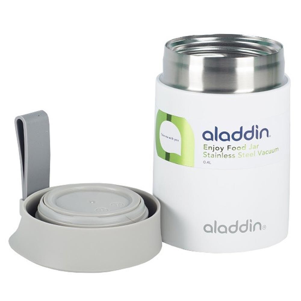 Aladdin Enjoy Paslanmaz Çelik Yemek Termosu 0,40 Lt BEYAZ