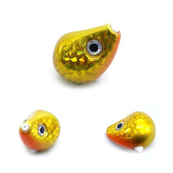 Fujin Rock'n Rubber 90gr Tai Rubber Set Jig Yem Shiny Gold
