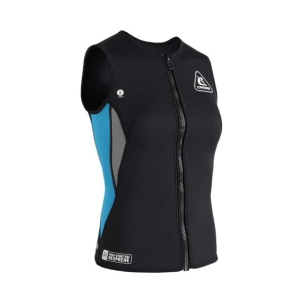 Cressi Guardian Lady Dalış Yeleği BLACK-A.MARİNE - 2MM - S - NO:2