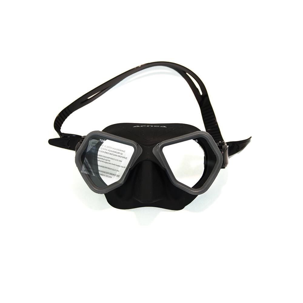 Apnea Lykia Dalış Maskesi Tempered Class BLACK