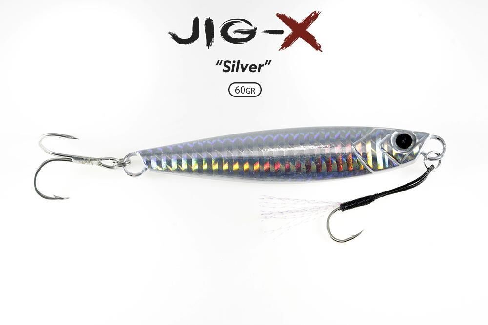 Fujin Jig-X 60 gr Shore Jigging - Jig Yem SİLVER