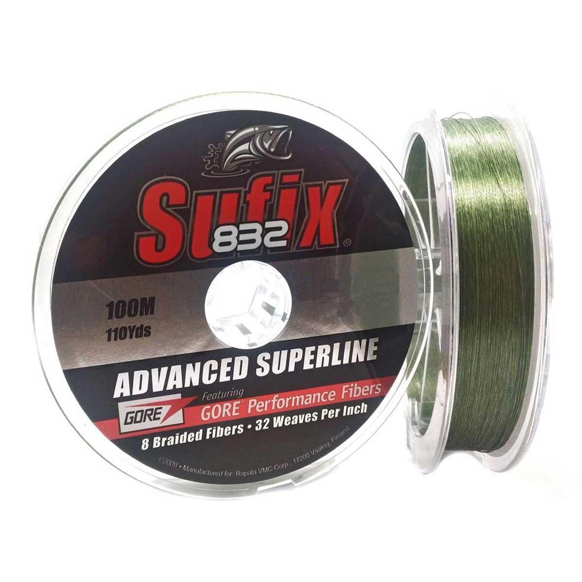 Sufix 832 Advanced Süper Line Gore X8 Low Vis Green Olta Misinası İp 100Mt GREEN - 0,10 mm