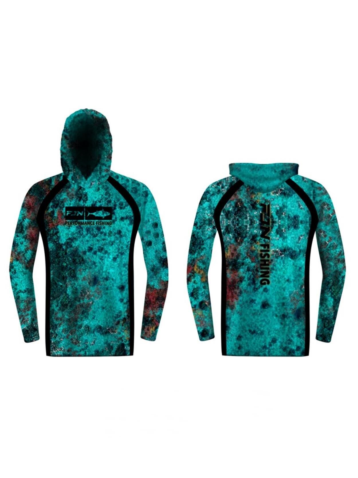 Fujin Performance Hooded Kapüşonlu T-Shirt Reef Reef - 2XL