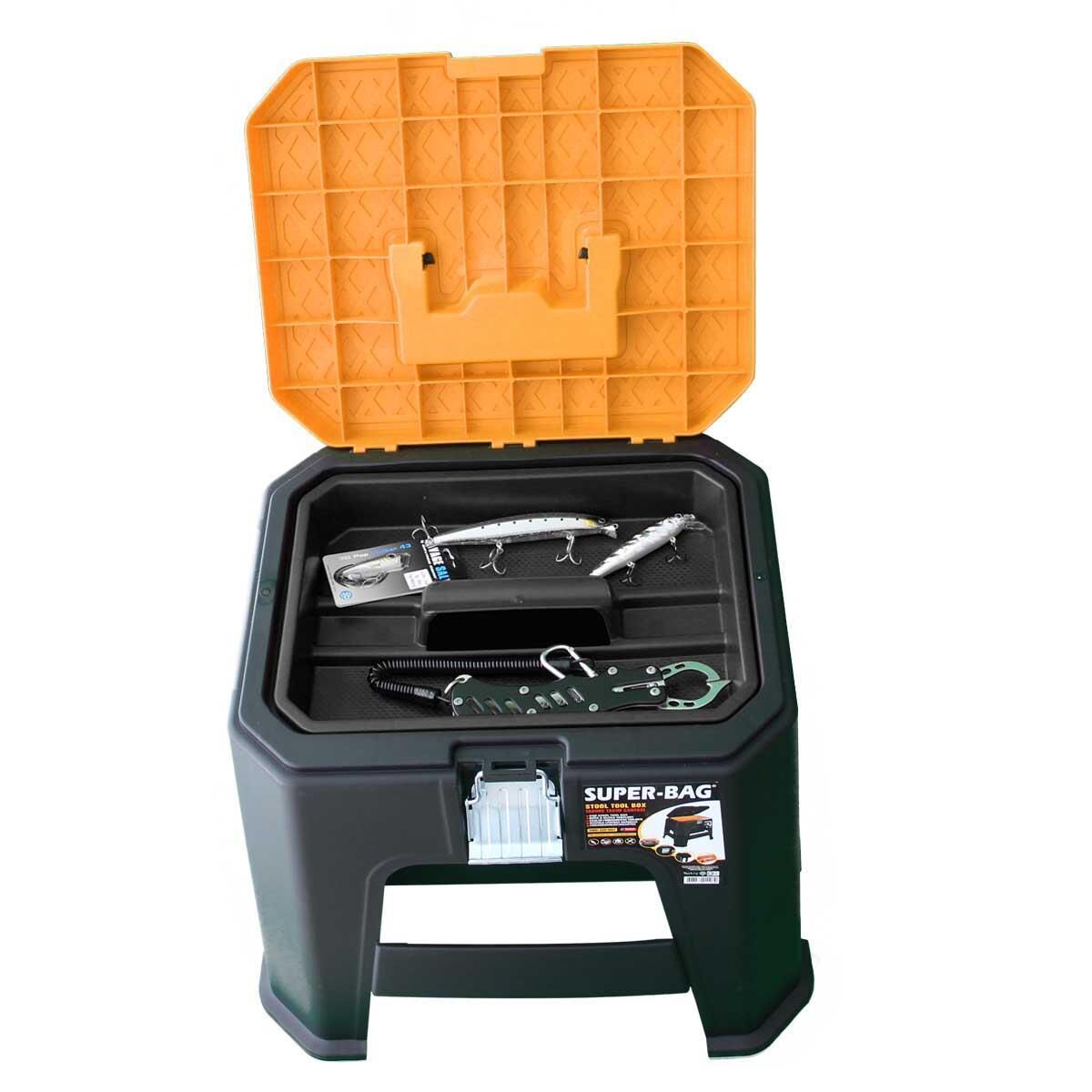 Süper Bag Stool Tool Box Tabure Takım Çantası Sarı