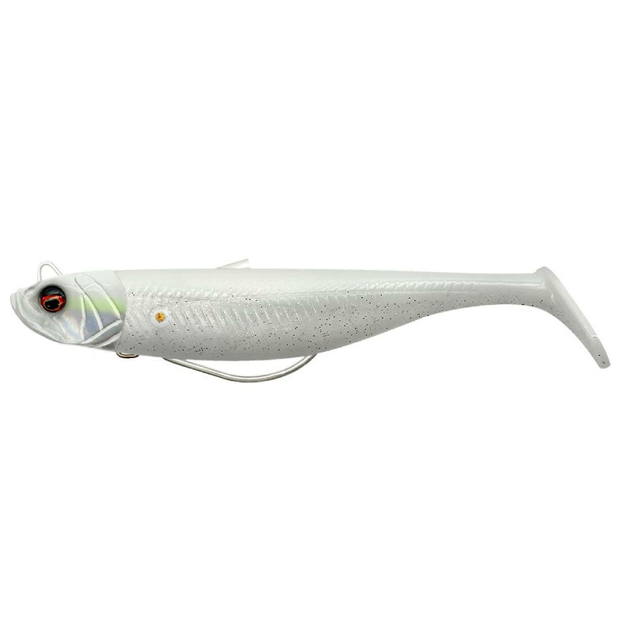 Savage Gear Savage Minnow Weedless 10 cm 16 gr 2+1 Silikon Yem White Pearl Silver