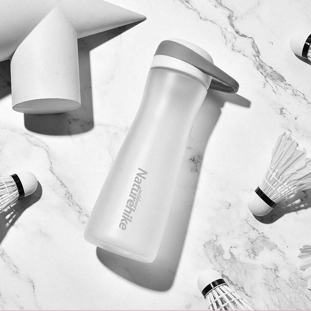Naturehike Ultralight Portable Sport Tritan Su Şişesi 600 ML BEYAZ