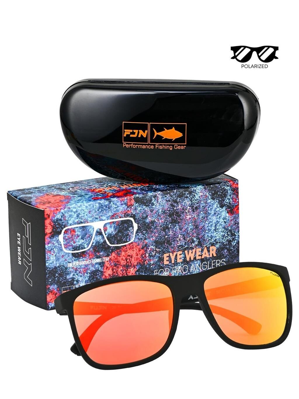 Fujin Ajime Polarize Güneş Gözlüğü ORANGE