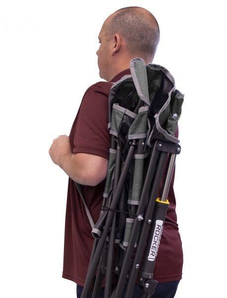 Gci Outdoor KickBack Amortisörlü Katlanır Kamp Sandalyesi MAVİ