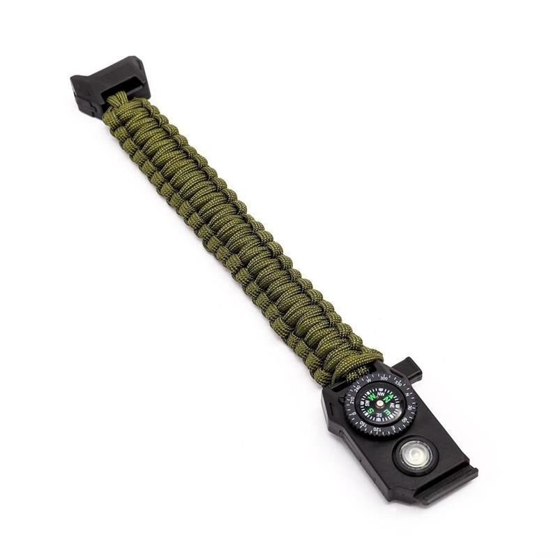 FreeCamp Norra S.O.S. Işıklı Paracord YEŞİL