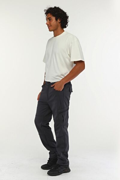 North Trace Expedition Kargo Cepli Erkek Softshell Pantolon Füme - S