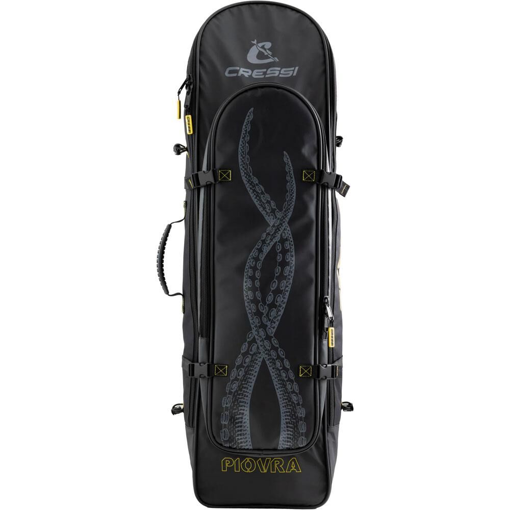 Cressi Piovra Dry Sırt Çantası BLACK - YELLOW - 90L