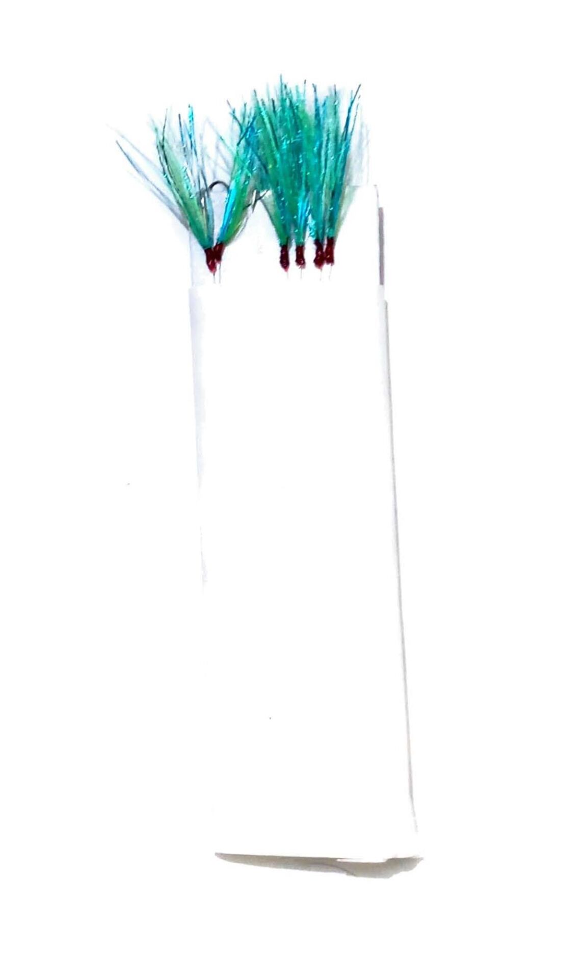 El Yapımı 10 İğneli Çapari Simli Mavi