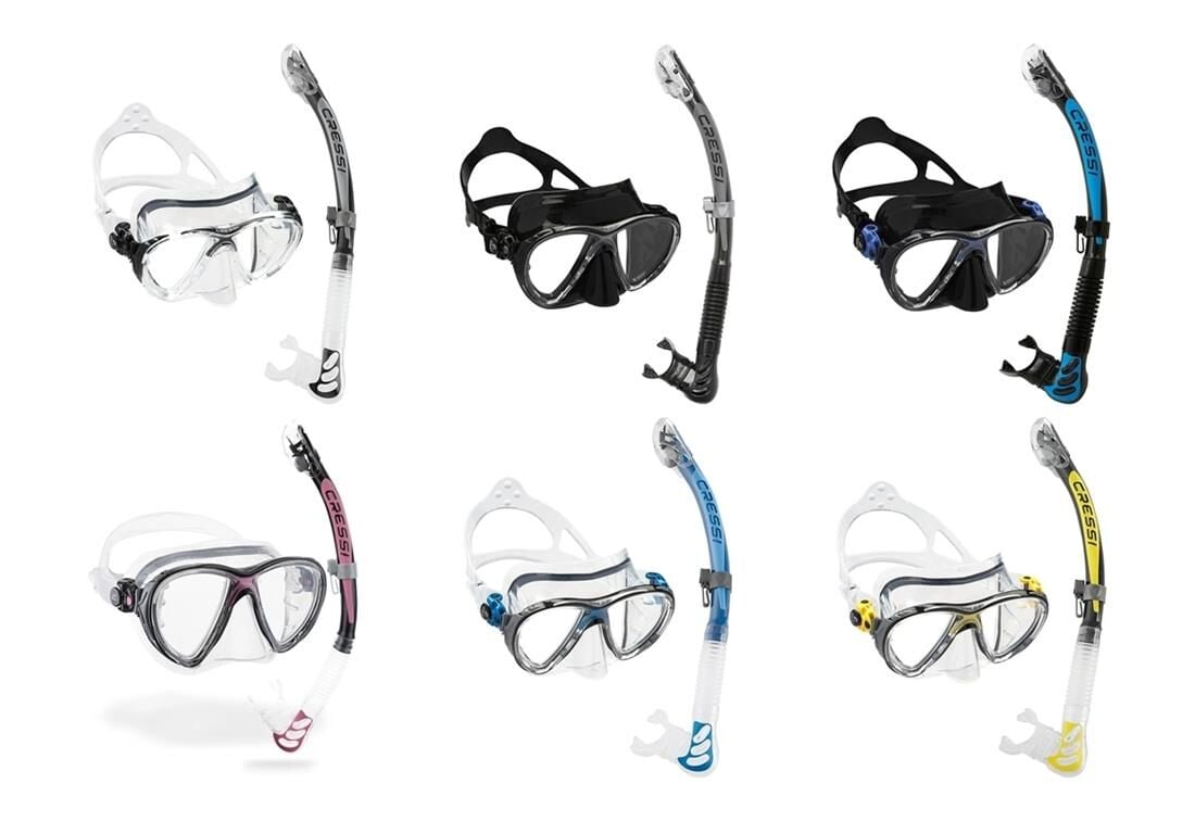 Cressi Big Eyes Evolution Maske Alpha Ultra Dry Şnorkel Seti