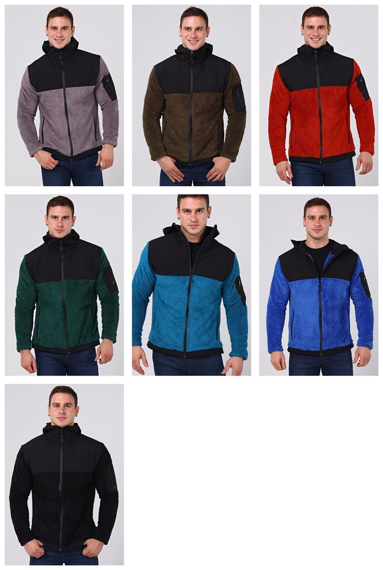 North Trace Gecko Kapüşonlu Erkek Welsoft Polar
