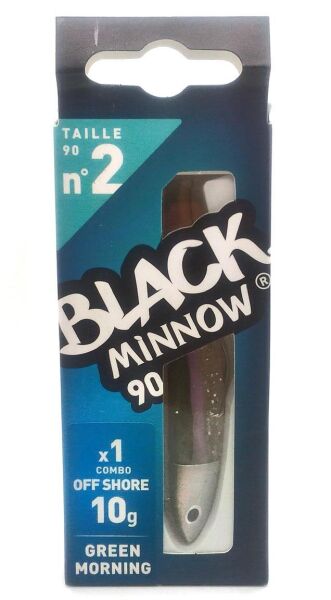 Fiiish Black Minnow BM90\2 1X-Simple Combo Off Shore Silikon Yem-Green Morning