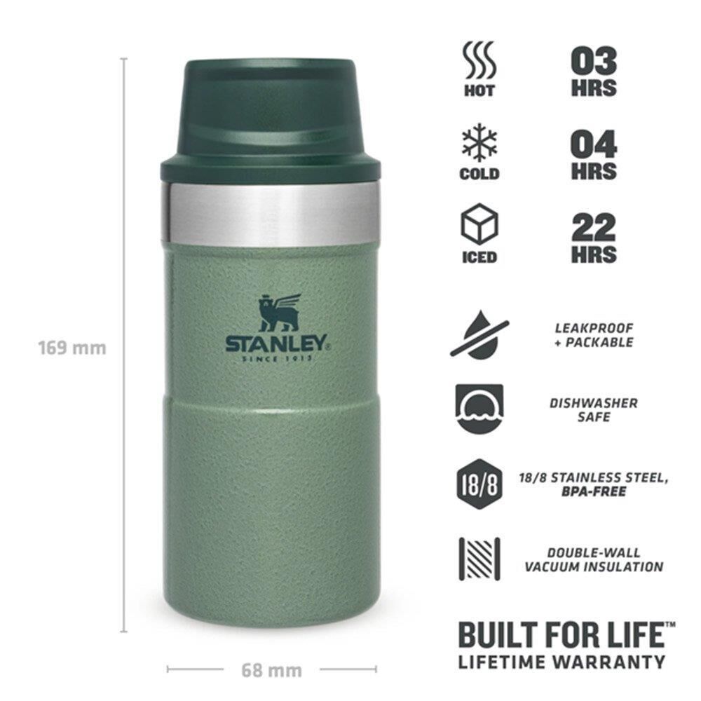 Stanley Klasik Trigger-Action Termos Bardak 0.25 LT YEŞİL