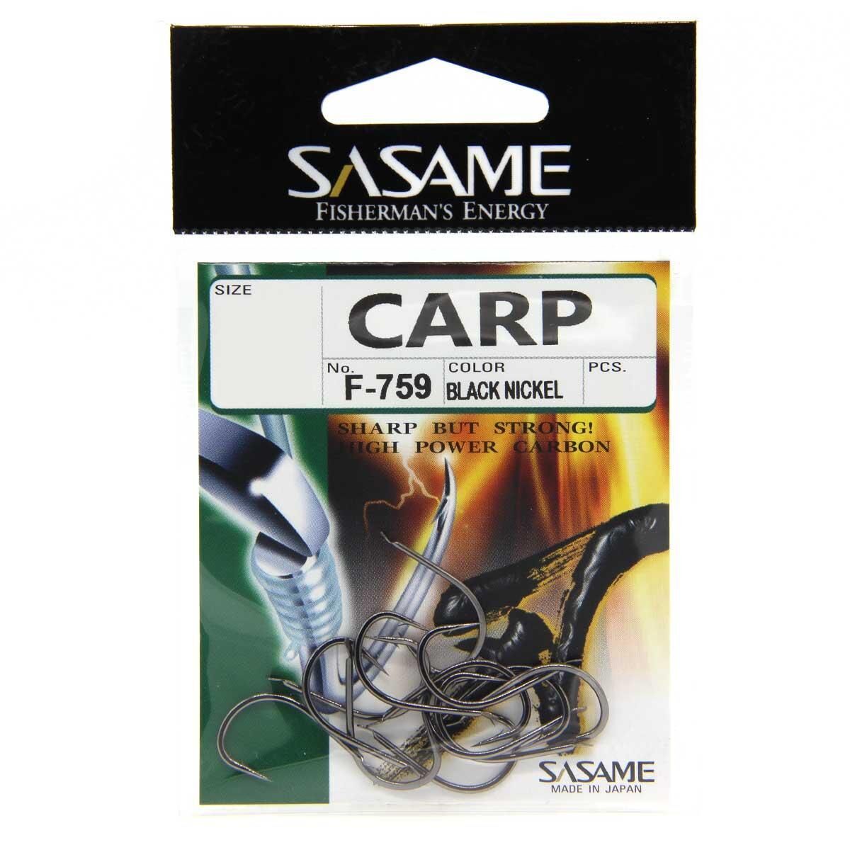 Sasame Carp Black Nikel Olta İğnesi Black Nickel - NO:8