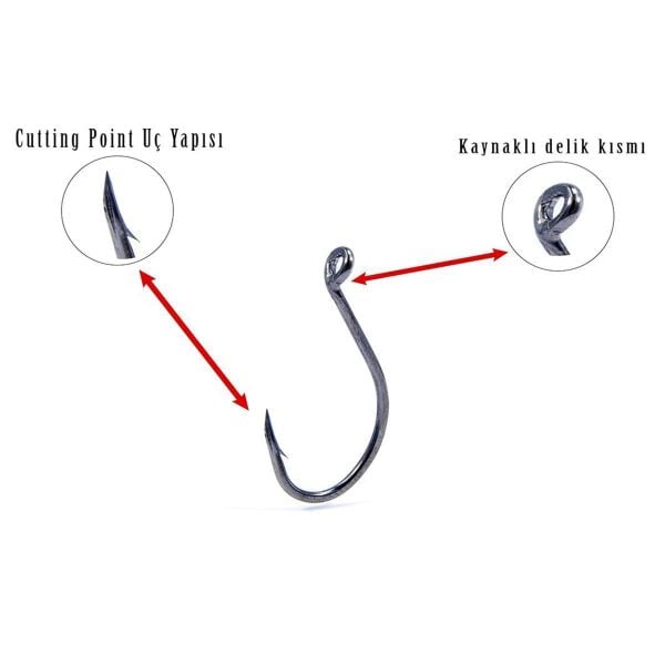 Fujin Cut SWW Kaynaklı Octopus Olta İğnesi