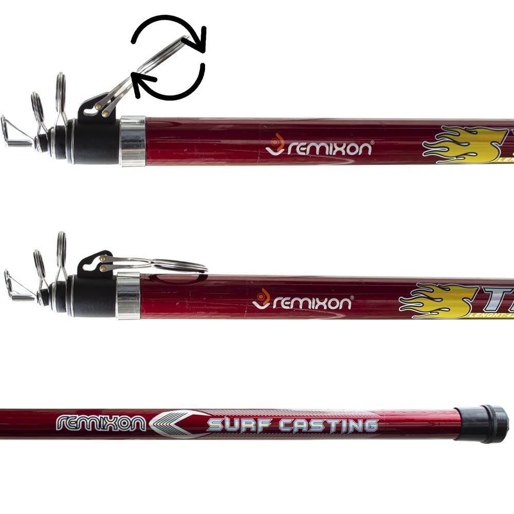 Remixon Strong 420 cm 100-250 gr Tele Surf Kamış KIRMIZI
