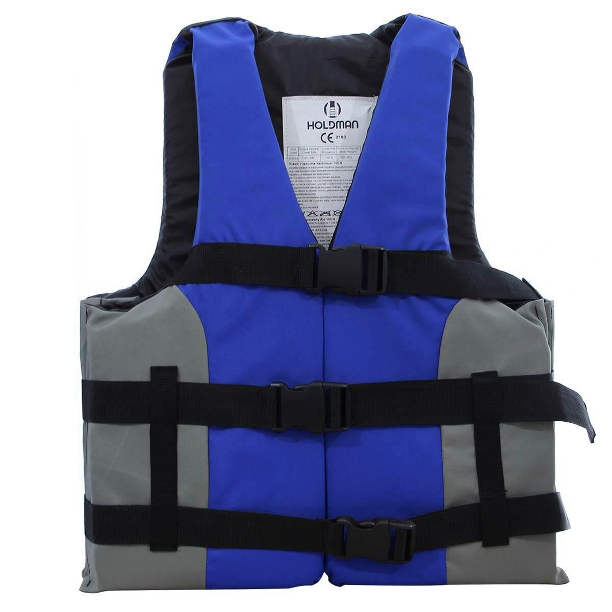 Holdman Water Sport CE Belgeli Can Yeleği ( 100 Newton Yüzdürme Yardımcısı ) MAVİ - 2XL