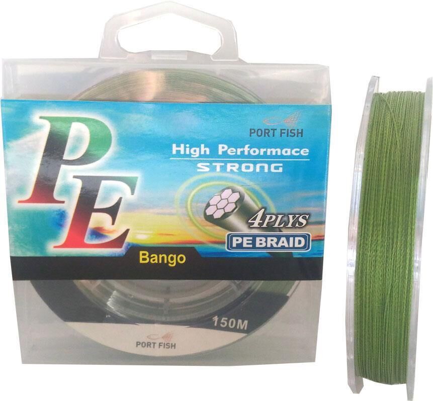 PortFish Bango Yeşil 4 Kat İp Olta Misinası 150Mt YEŞİL - 0,36 MM