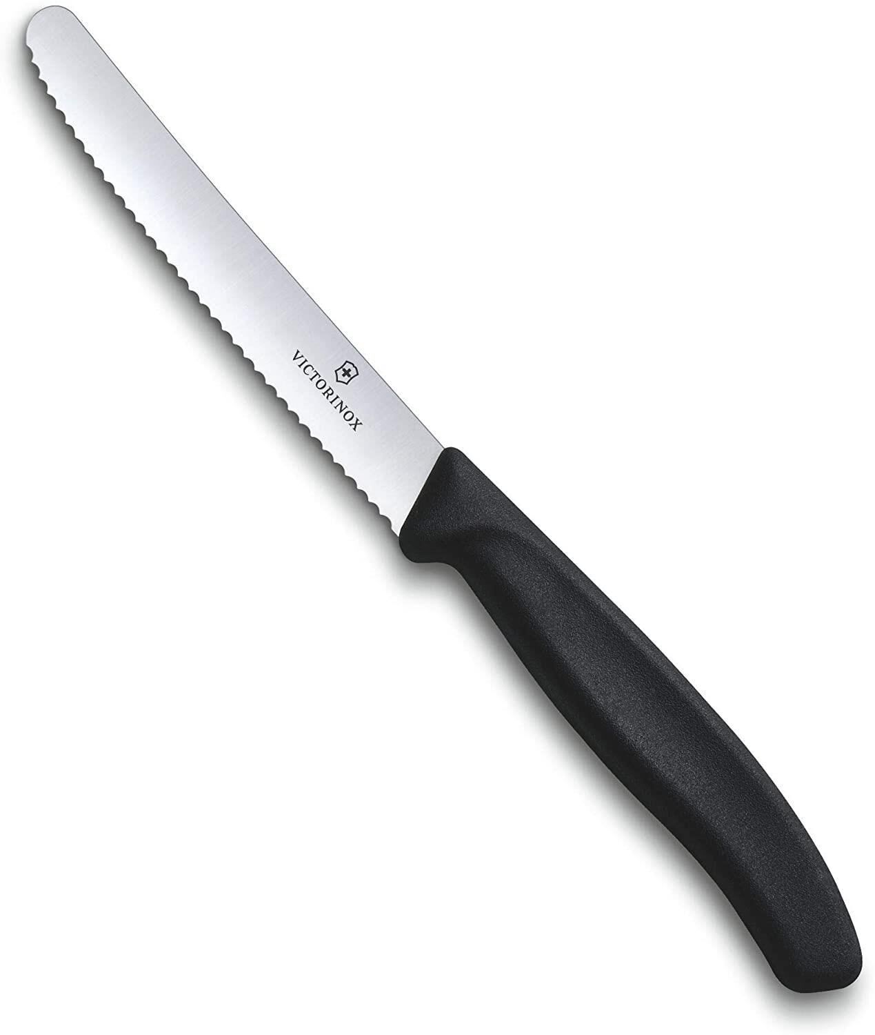 Victorinox SwissClassic 11cm Domates & Sosis Bıçağı SİYAH