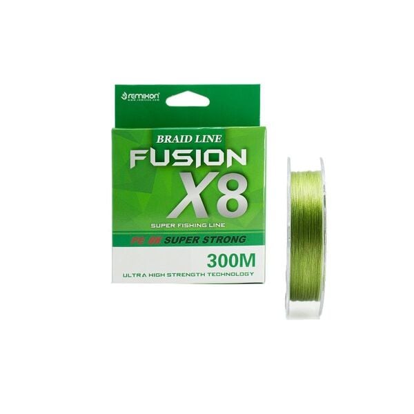 Remixon Fusion x8 Green İp Olta Misinası 300 mt GREEN - 0,30 mm