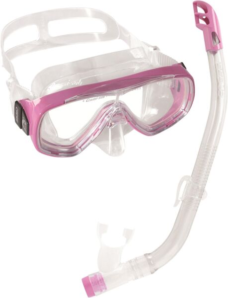 Cressi Junior Ondina Maske Top Şnorkel Seti PEMBE