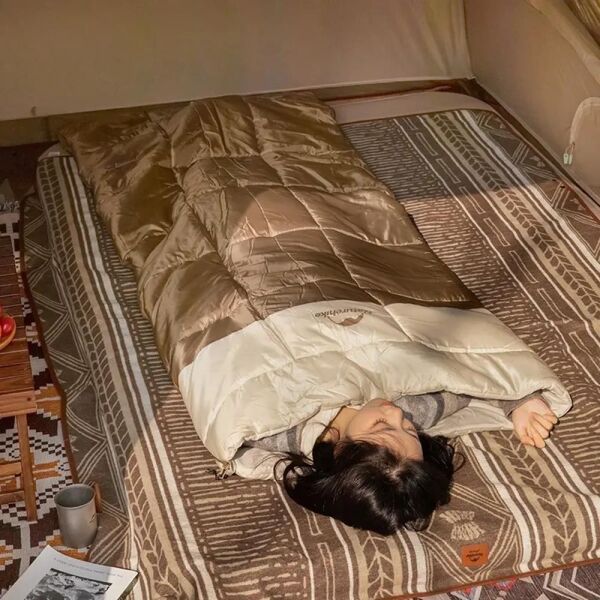 Naturehike LT250 Zarf Tarzı Pamuklu Uyku Tulumu -11°C BLUE - Left