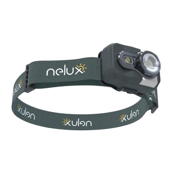 Nelux Nomad 800 Hybrid Kafa Feneri SİYAH