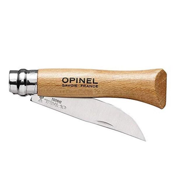 Opinel No 8 Deri Kılıflı Paslanmaz Çelik Çakı