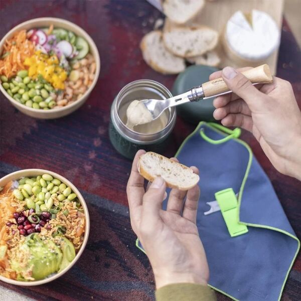 Opinel Nomad Plus Piknik + Çatal Kaşık Takımı