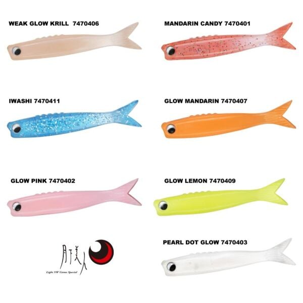 Daiwa Gekkabijin Chibi Roll 4.3cm LRF Silikon Yem