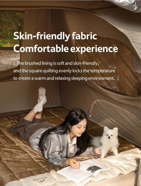 Naturehike LT250 Zarf Tarzı Pamuklu Uyku Tulumu -11°C BLUE - Right