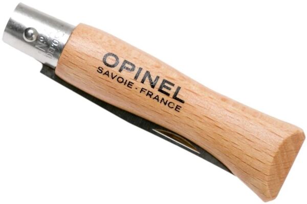 Opinel No 4 Inox Kayın Saplı Paslanmaz Çelik Çakı