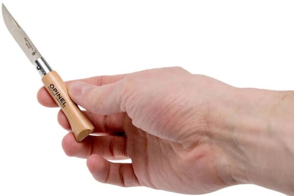 Opinel No 4 Inox Kayın Saplı Paslanmaz Çelik Çakı