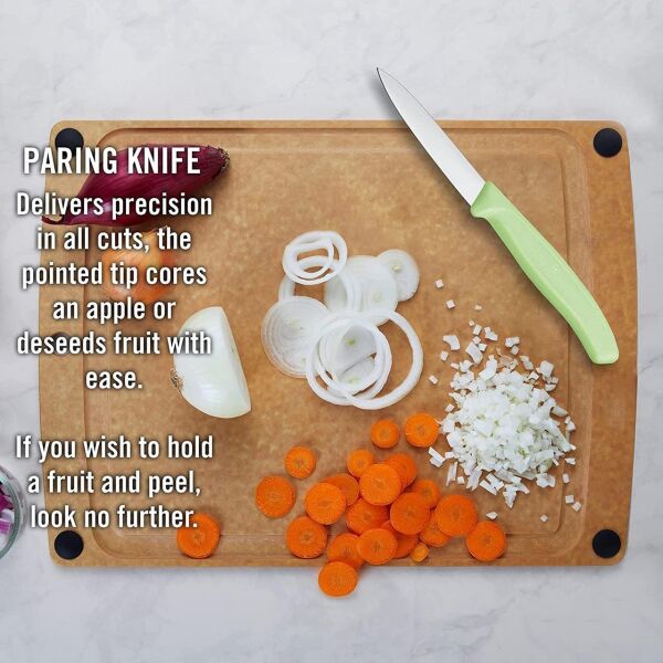 Victorinox 6.7116.33L Swiss Classic Trend Colors Soyacak ve Soyma Bıçak Seti YEŞİL