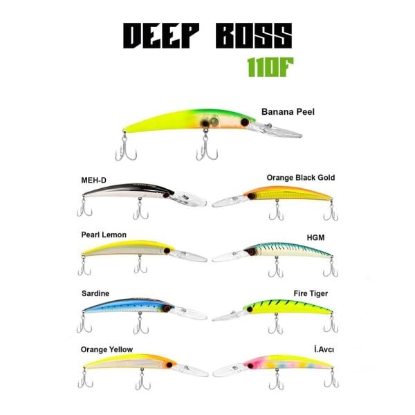 Fujin DeepBoss 110F 16gr Maket Balık